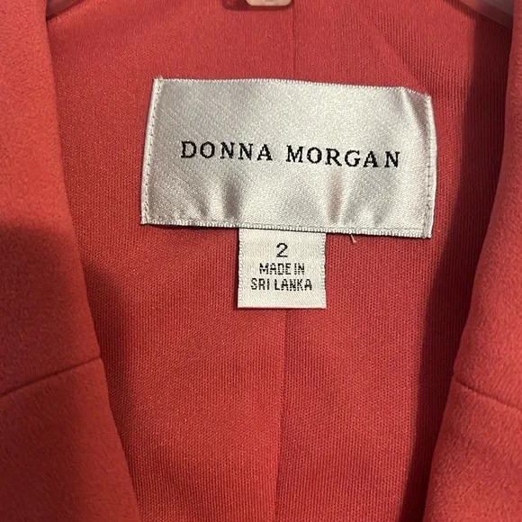 Elegant Terracotta Sleeveless Dress Size 2 - Picture 2 of 11